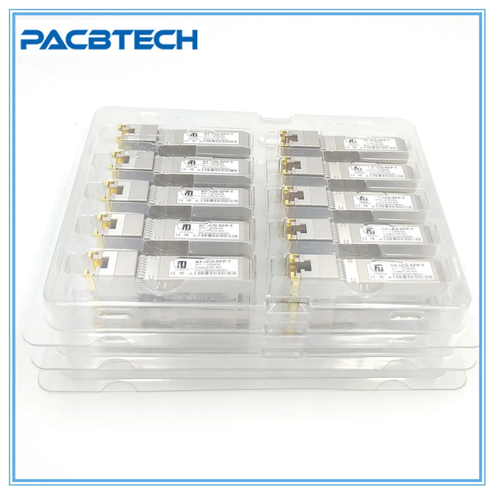 10G RJ45 медный SFP модуль 10GBase-Tx Ethernet оптоволоконный FTTH совместимый с переключателем