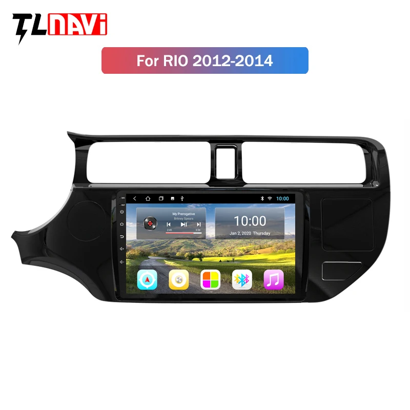 Автомобильный dvd-плеер 2 Гб ОЗУ 9 дюймов android 10 для KIA rio K3 2012-2016 аудио радио