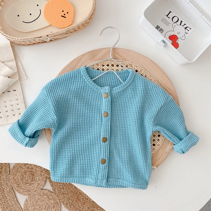 

Boy Sweatshirts For Children Knitted Cardigan Kids Long Sleeves Baby Sweaters Child Blouseautumn Clothes Girl Coat Unisex 4 Year