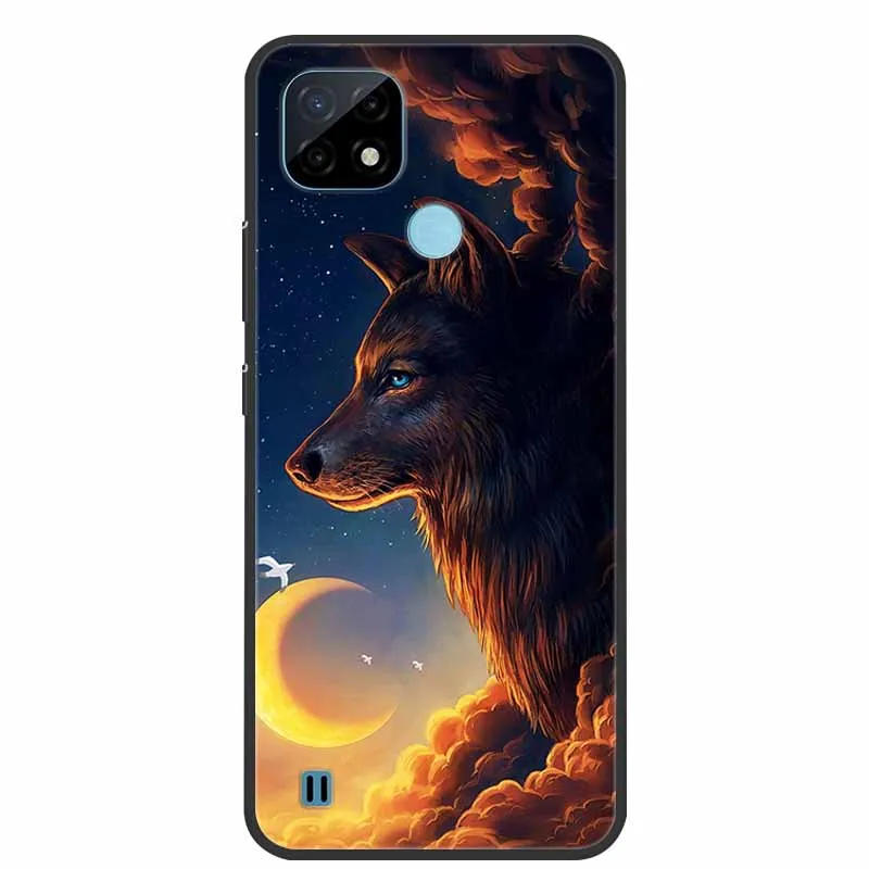 

For Realme C21 Case Cartoon Soft TPU Silicone Phone Case For OPPO Realme C21 C 21 6.5" Case Protective Back Cover for RealmeC21