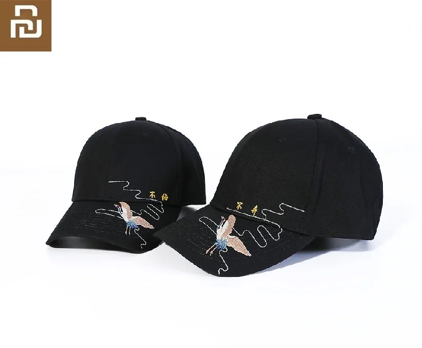 

Бейсболка Youpin для мужчин и женщин, модная дышащая Спортивная уличная Кепка с принтом, с солнцезащитным козырьком, светоотражающая регулиру...