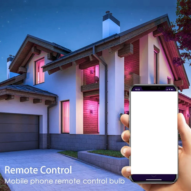 

E27 10W Smart RGB White Led Bulb Wifi Wireless Remote Controller Led Light Lamp Dimmable Bulbs for IOS Android