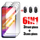 Закаленное стекло 6 в 1 для Xiaomi Redmi Note 7 Pro Note 8 Pro 8 2021 Redmi 8A 7A 7, Защитная пленка для объектива экрана Redmi Note 8T