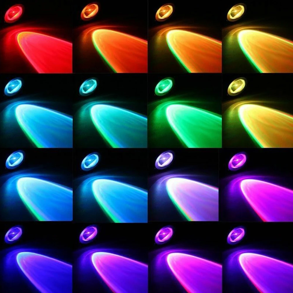 Погружной ночной фонтан подсветка для пруда RGB бассейн светодиодный лампы Алюминиевый подводный свет аквариум вечерние атмосфера дистанционное управление