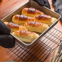 stainless steel baking tray with removable cooling rack cake bread cooling rack suit grid line bakeware plate oven biscuit pan