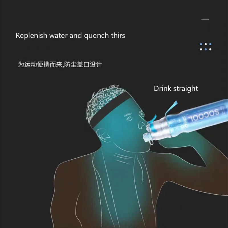 Спортивный однотонный пластиковый спрей для воды 3 цвета крутая Летняя