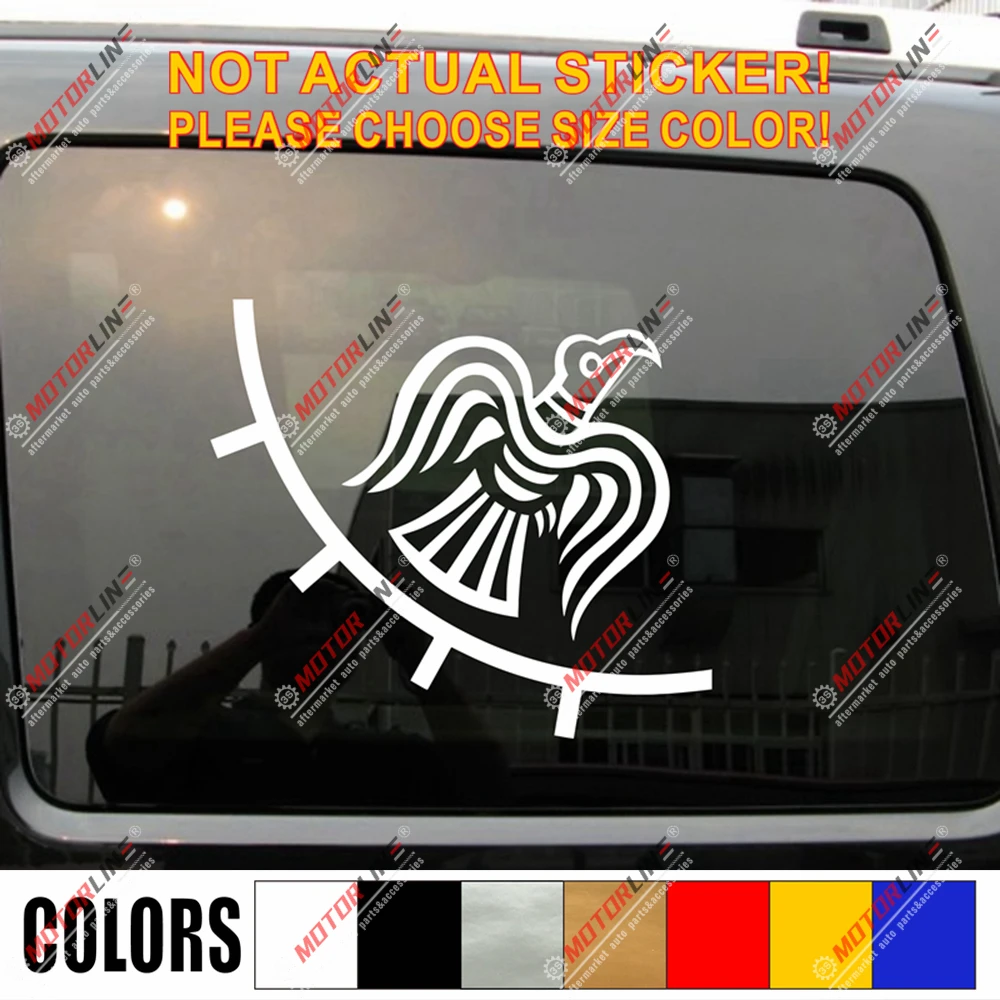 Викинг один Ворон Наклейка солнце Норс Норд Норвегия норвежский автомобиль