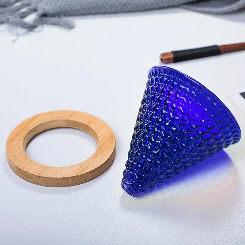 300 мл стеклянный деревянный кронштейн стеклянная кофейная капельница и горшок