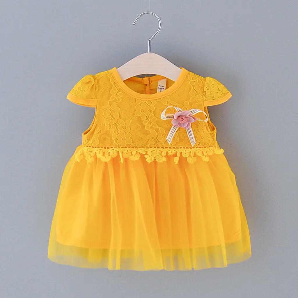 Новинка 2020 весенне-летнее платье для девочек детские топы с кружевным принтом