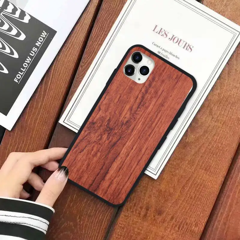 

Natural wood texture pattern luxury Phone Case shell for iPhone 11 12 pro XS MAX 8 7 6 6S Plus X 5S SE 2020 XR