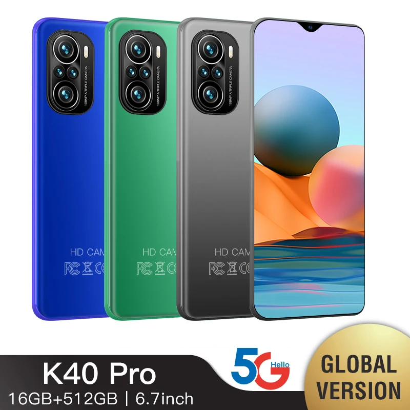 

Global Version F3 5G Mobile Phones 6.7 " Inch 16GB 512GB Dual SIM Cell Phone 48MP 4 Camera AI Face Unlock Smartphones