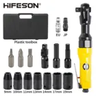 Пневматический гаечный ключ HIFESON, гайковерт с храповым механизмом, 12 дюйма, для ремонта автомобиля и велосипеда