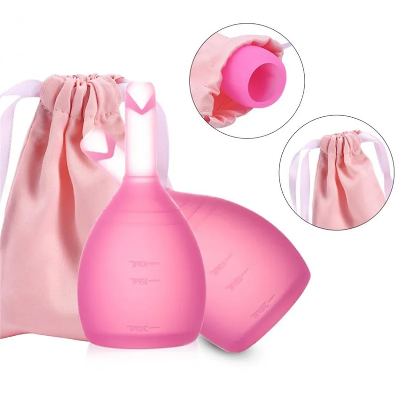 1Pc S/L Size Menstrual Cup Female Women Medical Hygiene Silicone Soft Reusable Period Leak Proof | Красота и здоровье