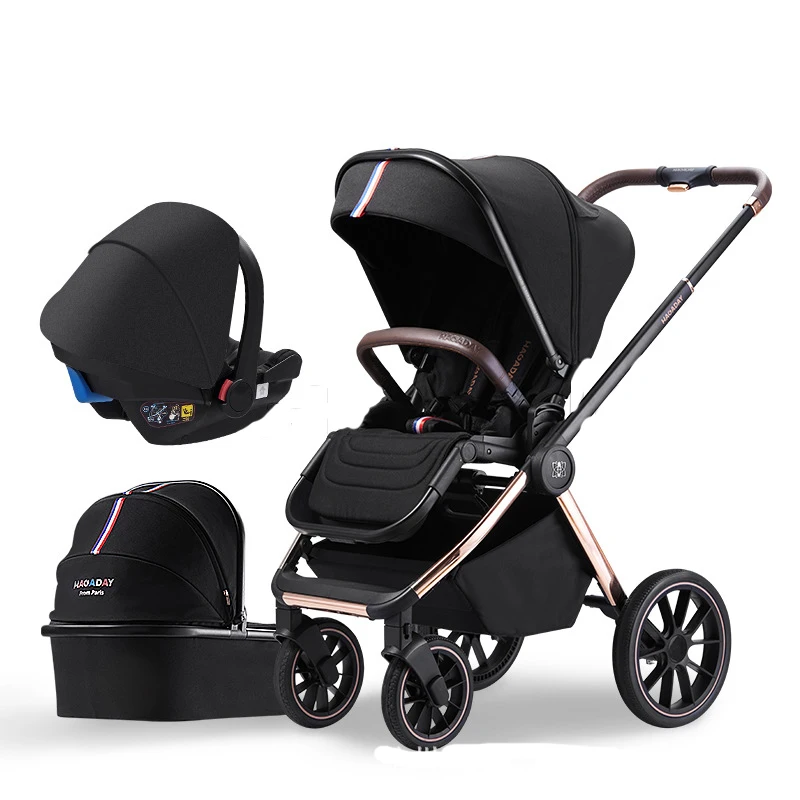 Детская коляска 3 в 1 легкая складная для детей 0-3 лет сиденье на автомобиле | Мать