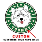 Аппликация для домашних животных Corgi, наклейки для глажки одежды, моющиеся термочувствительные нашивки, Термотрансферная ПВХ нашивка