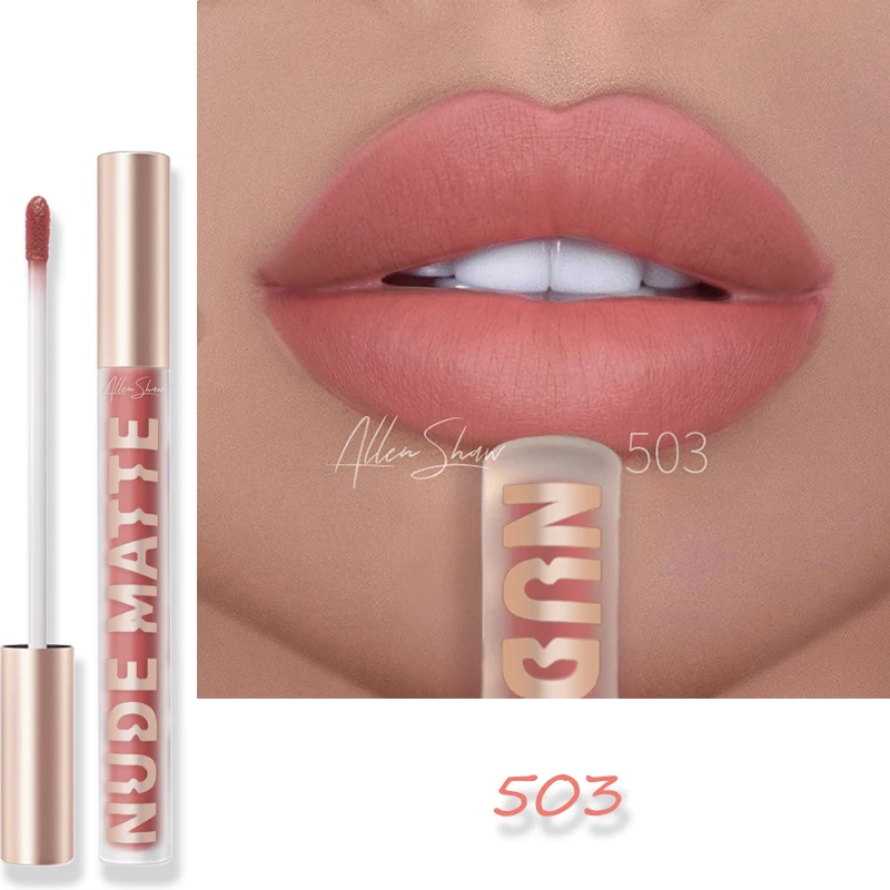 

Color Lipstick Makeup Natural Long Lasting Easy To Wear Waterproof Lip Glaze Cosmetics Non-stick Cup Lipstick Lip Gloss TSLM1