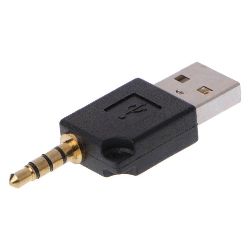3 5 мм к USB 2 0 Мужской Aux дополнительный адаптер для Apple iPod Shuffle 1st 2nd MP3 X5QC|Кабели