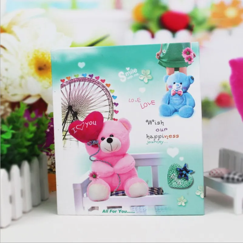 7 дюймов 50 листов фотоальбом с рисунками из мультфильмов рамка фотосессию