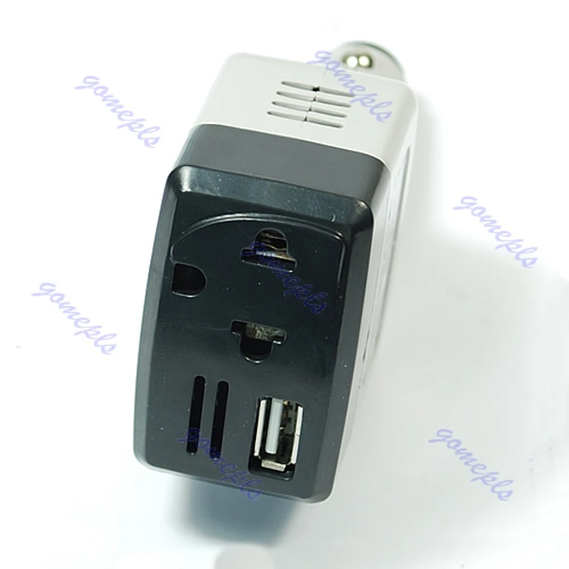 

New Car Auto Charger Adapter DC 12V To AC Converter 220V Charger Power With USB Dropshipping
