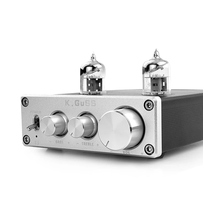 Предусилитель KGUSS T3 MINI Bile 6J1 трубчатый усилитель буфер HIFI аудиодекодер