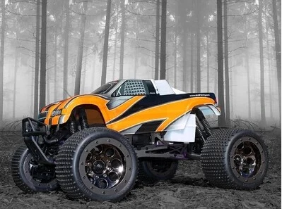 Радиоуправляемый грузовик Moonster 1/8 окрашенный кузов автомобиля для HPI 4.6xlF EREVO Thunder