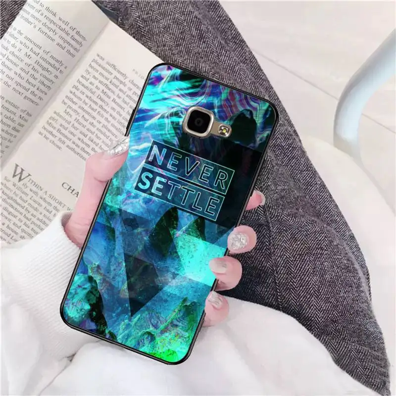 

LJHYDFCNB Never Settle Phone Case For Samsung A 9 10 20 30 40 M20 S 30 31 J5 6 7 Plus