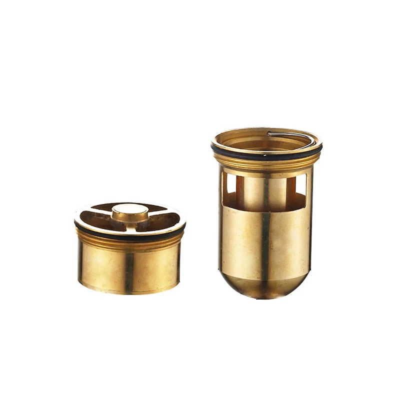 Латунный клапан для слива в полу с дезодорирующим клапаном Т-образное