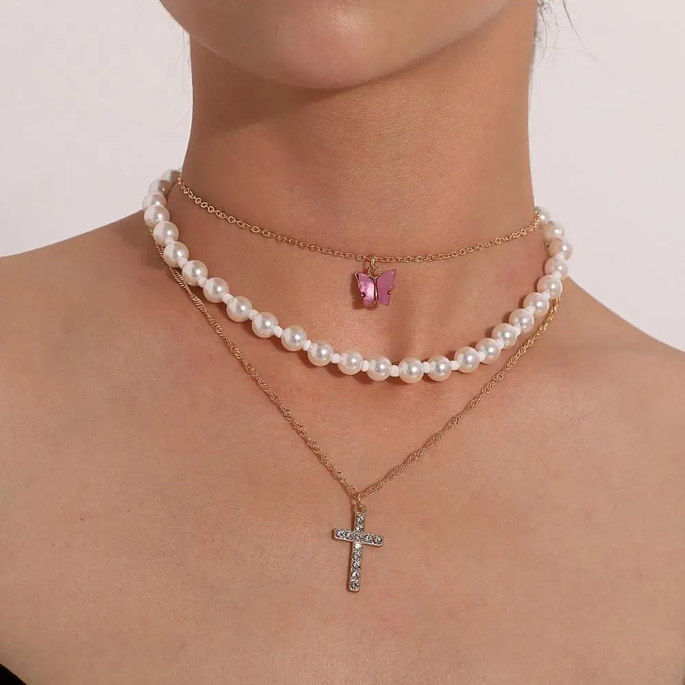 Богемное ожерелье-чокер с кристаллами в виде луны и звезд для женщин ожерелье