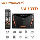 Спутниковый ТВ-приемник GTMEDIA V8 Combo Smart TV Box UHD DVB-S2XT2C H.265 4K Ultra HD CA Card T2-MI Sat ресивер Media Play