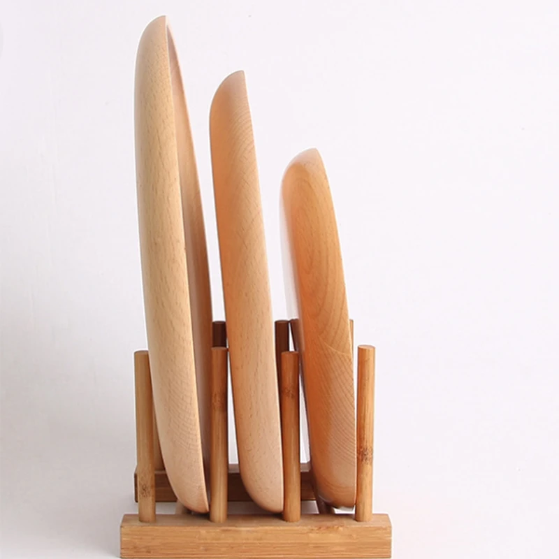 Деревянная сушилка для посуды подставка деревянная тарелка складная стойка