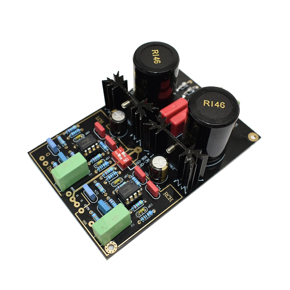 Виниловый проигрыватель NE5532 LME49720NA OPA2111 мм MC phono HiFi усилитель ссылка Германия двойная схема DIY комплект готовая плата A5-019