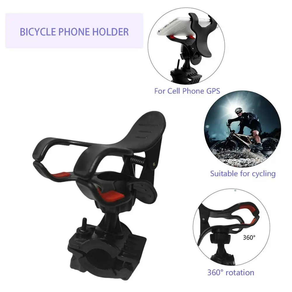 Универсальный держатель на руль велосипеда или мотоцикла с поворотом 360