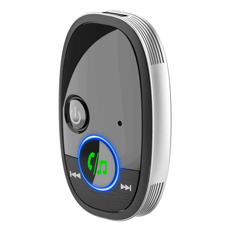 

Приемник Bluetooth 5,0 для автомобиля, адаптер с шумоподавлением Bluetooth AUX, музыкальный приемник для стерео/громкой связи SIRI