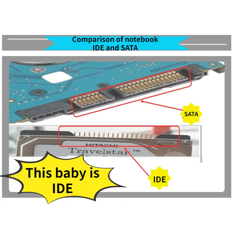 Внутренние жесткие диски PAPA IDE для ноутбука диск 40 ГБ 60 Гб 80 120 160 HDD 2 5