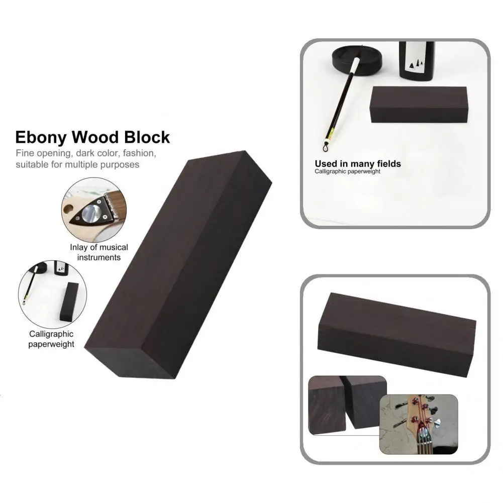 Anti-Scratch Smooth Surface Fashion DIY Decorating Tools Inlay Multifunctional Lumber Ebony Lumber Instrument Supplies