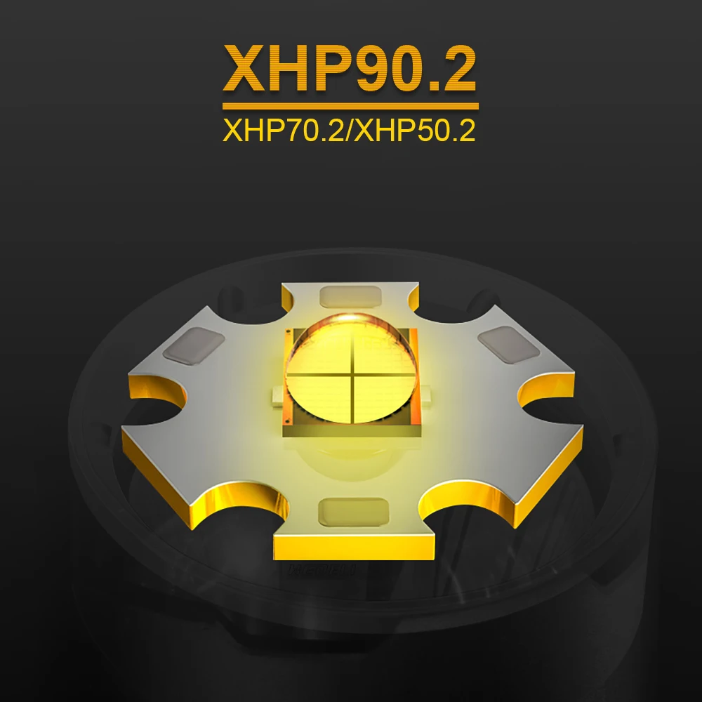 XHP90.2 самый мощный тактический фонарик XHP50 высокояркие светодиодные USB фонарики