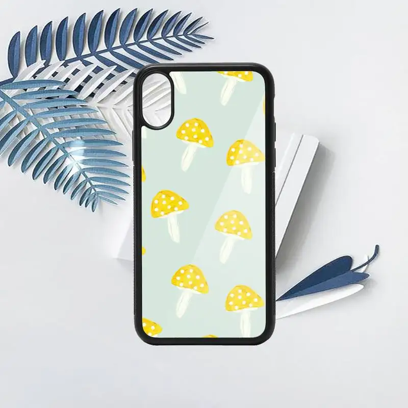 

Cactus and Mushrooms Elegant Phone Case PC for iPhone 11 12 pro XS MAX 8 7 6 6S Plus X 5S SE 2020 XR
