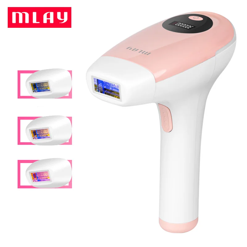 Mlay T2 IPL Hair Remover Multi-functional Hair Removal Epilator For Legs Arm Underarms Bikini 500,000 Flashes LCD Display 5 Gear