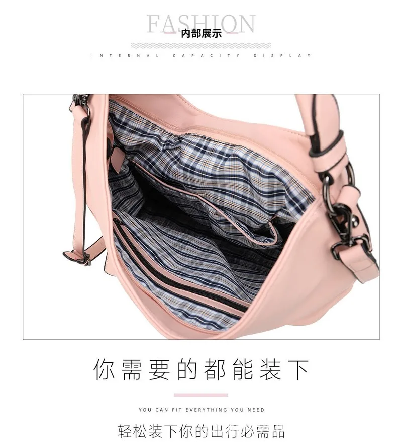 

2020 new female bag large capacity fashion wild tote bag ladies trendy shoulder strap diagonal bag handbags