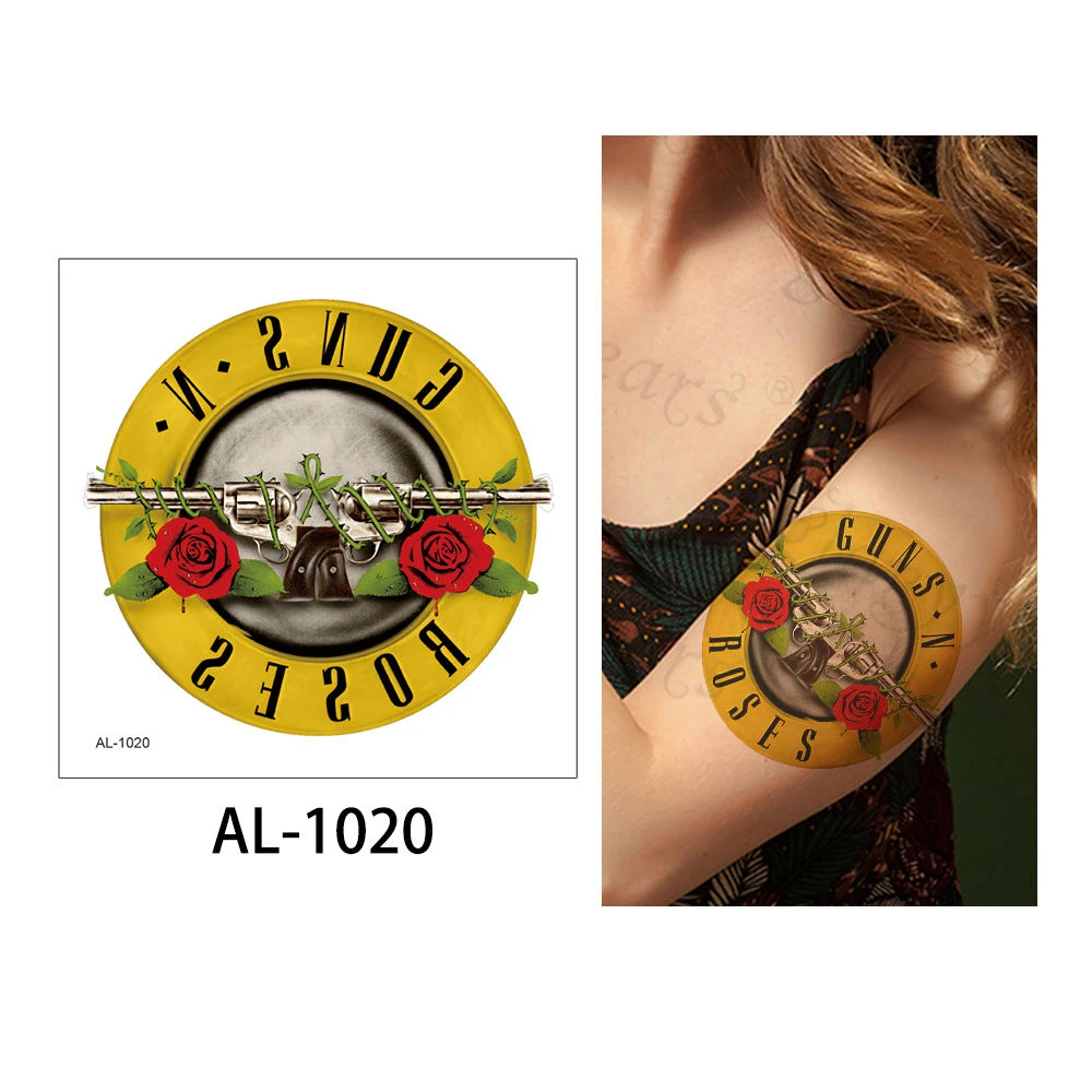 AL-1020 Glaryyears 1 лист 10*10 см футбол для временного макияжа тату-стикер поддельные тату флеш-тату водонепроницаемый маленький боди-арт для мужчин и женщин - Цвет: AL-1020