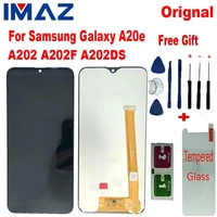 imaz original 5 8 lcd for samsung galaxy a20e a202 a202f a202ds display touch screen digitizer assembly for a20e a20e lcd kits