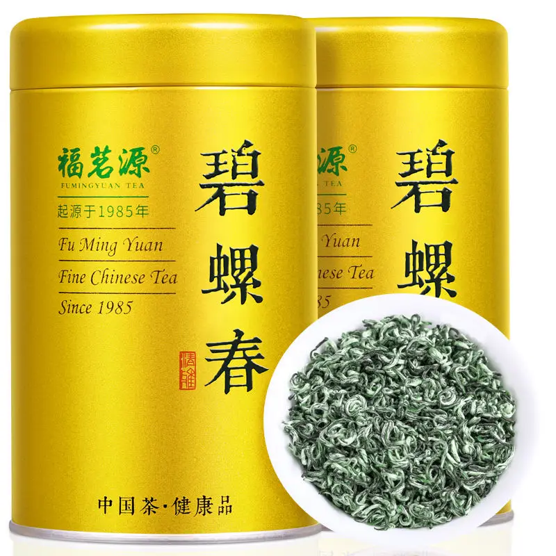 

New Super Quality Ming Qian Camellia Fruit Biluochun Natural Organic Gift Box Canned