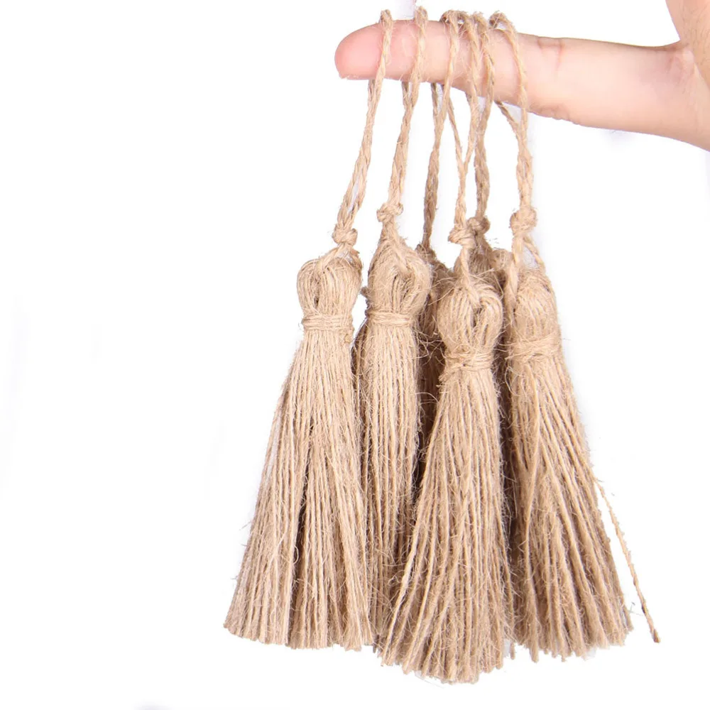 

Natural Jute Style Tassel Embellishing Cords