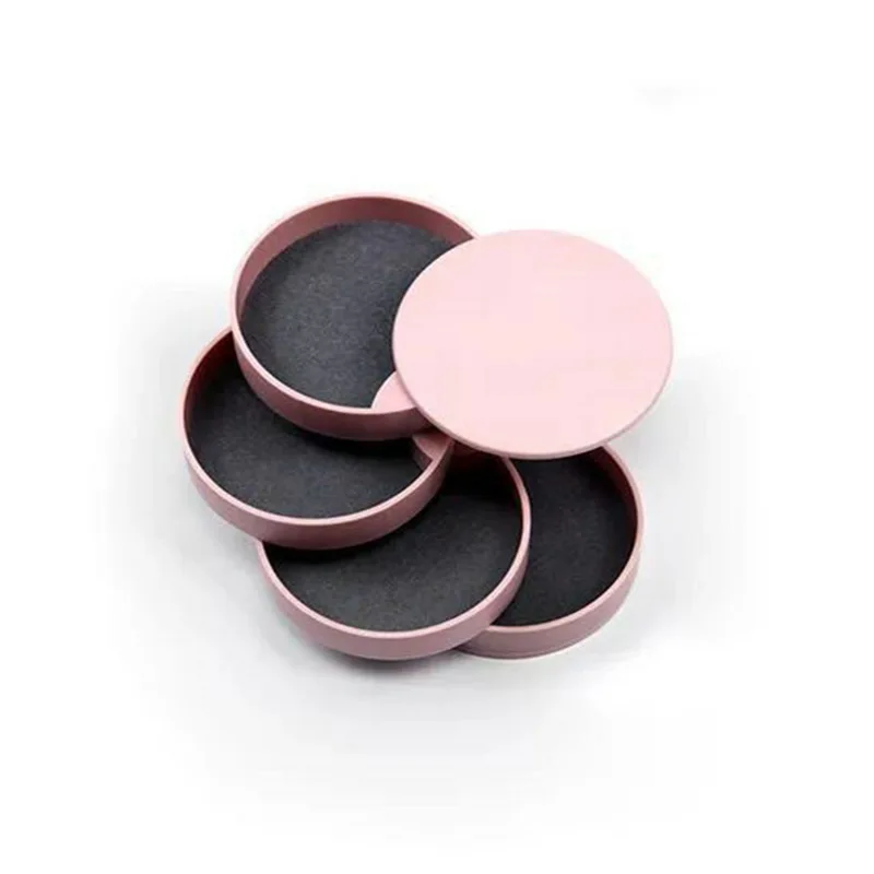 european korean simple small mini jewelry box new portable leather princess earrings hand jewelry storage box hot sale free global shipping