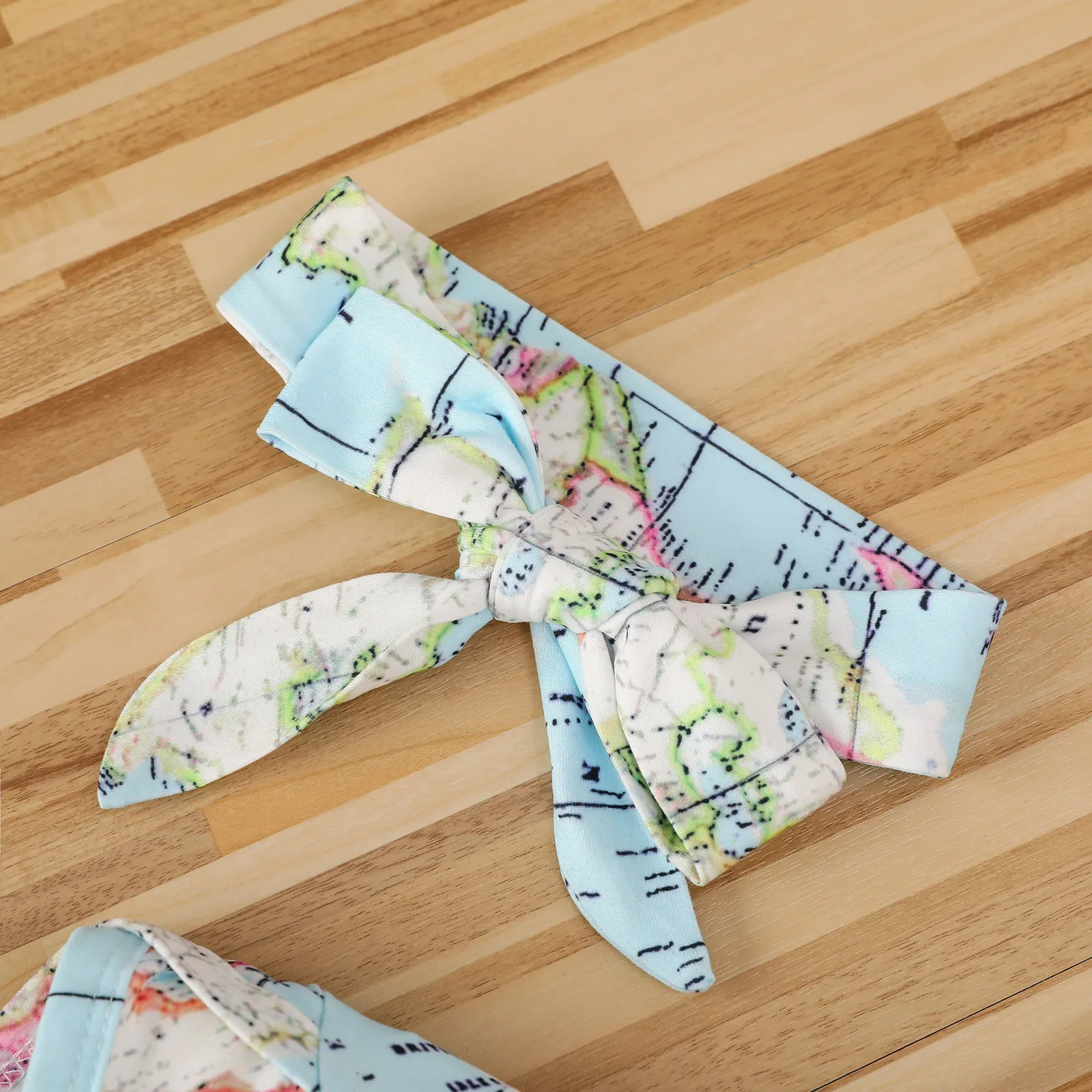 Комбинезон с принтом карты мира для новорожденных 3-18 месяцев | Детская одежда и