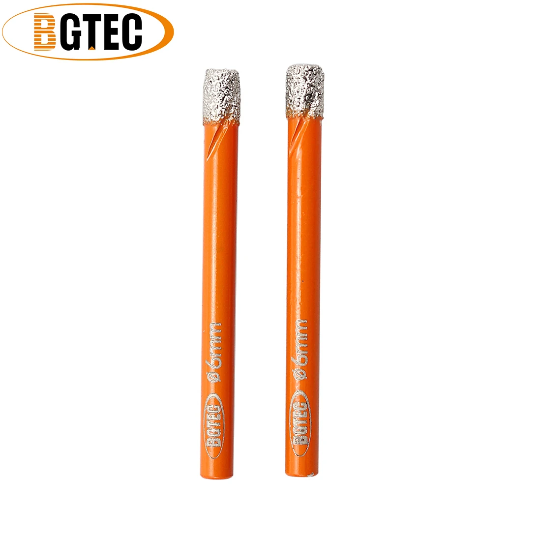 BGTEC 2 шт. Круглый хвостовик 6 мм сверла для сухого сверления алмазное Отверстие