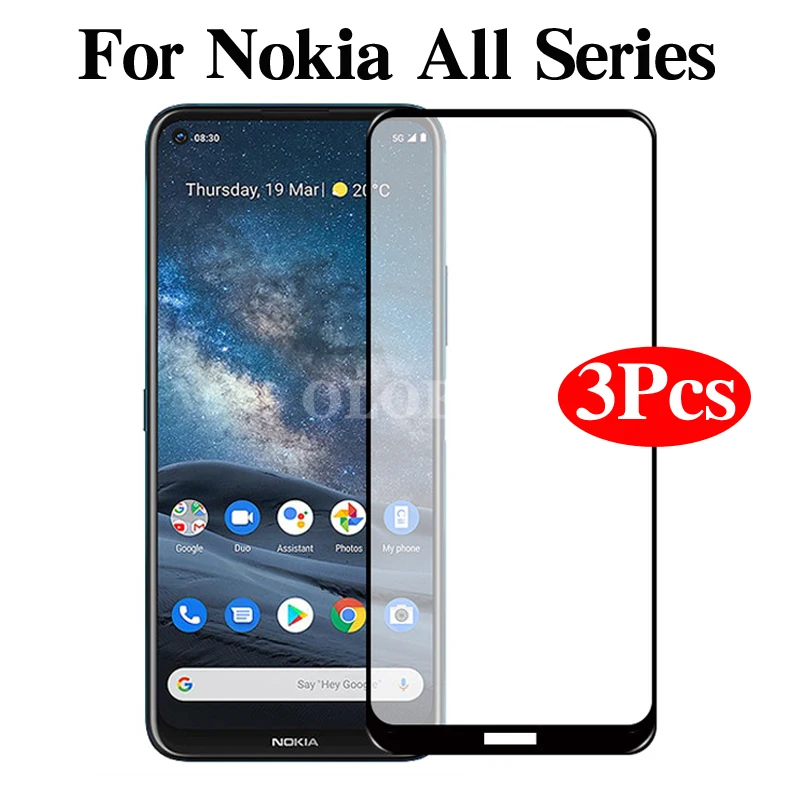

Закаленное стекло для Nokia 8,3 5,4 8 7 7,2 6,1 6,2 5 5,1 5,4, Защита экрана для Nokia 7 plus 8,1 6,1 5,1 plus, защитная пленка 9H