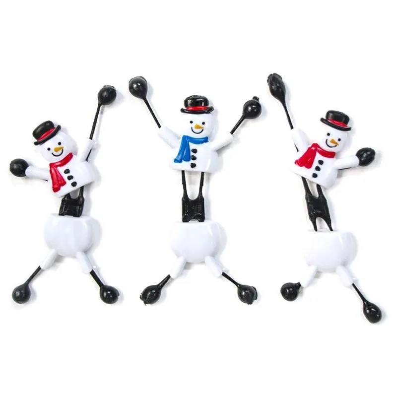 

1Pcs Snowman Sticky Wall Climbing Climber Men Kids Cute Snowman Gift Funny Climber Snowman Christmas Party Wall Sticky Toys U5I8