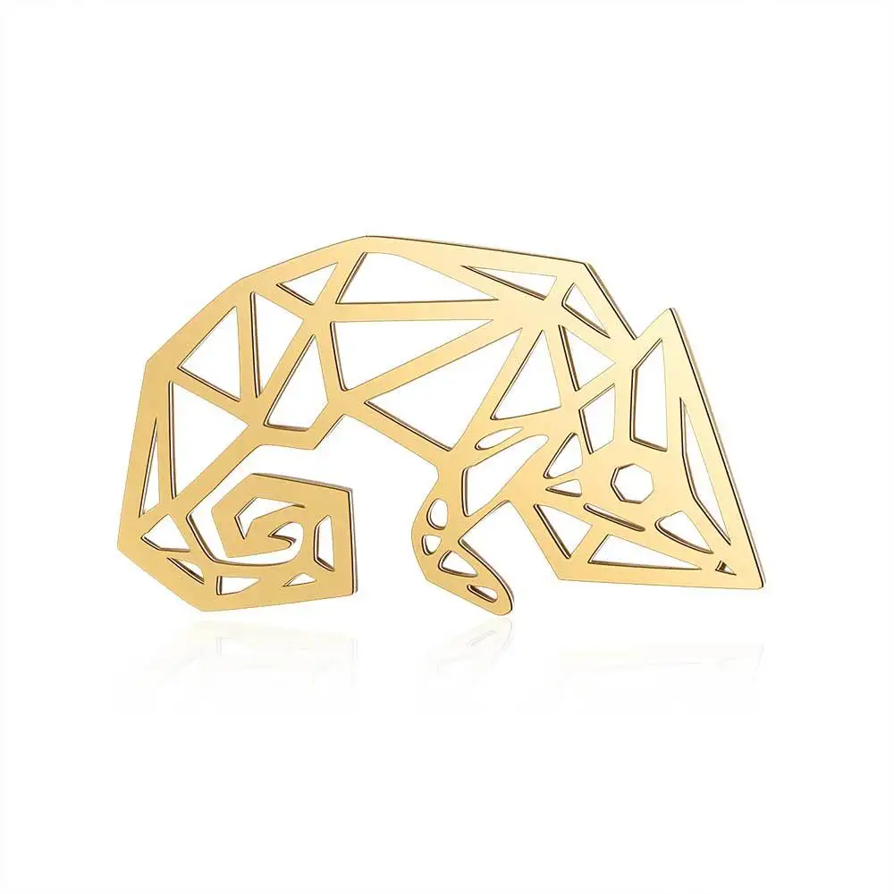 

2Pcs Stainless Steel Hollow Animals Chameleon Charms Pendant For Handmade Jewelry Findings Making DIY Necklace Accessories