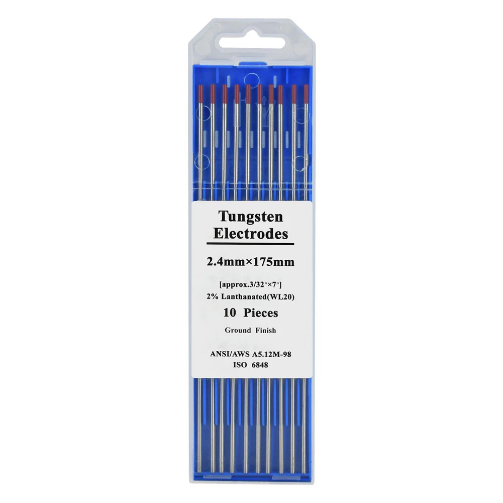 

10PCS/Box Professional Tungsten Electrodes TIG Welding Rods 2.4x175mm Thoriated Welding Rods Low Temperature Set Rods Set